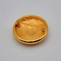 Broche Chanel CC vintage 1988