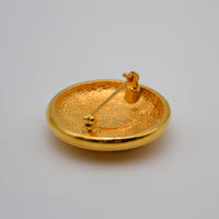 Broche Chanel CC vintage 1988