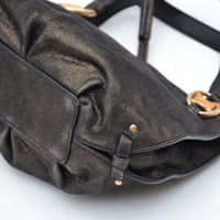 Sac Céline Vintage Logo Triomphe Suédine Irisée