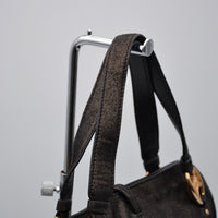Sac Céline Vintage Logo Triomphe Suédine Irisée