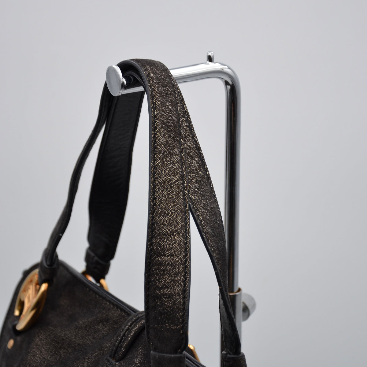 Sac Céline Vintage Logo Triomphe Suédine Irisée