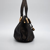 Sac Céline Vintage Logo Triomphe Suédine Irisée
