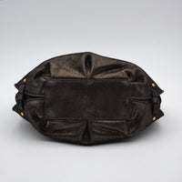 Sac Céline Vintage Logo Triomphe Suédine Irisée