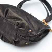 Sac Céline Vintage Logo Triomphe Suédine Irisée