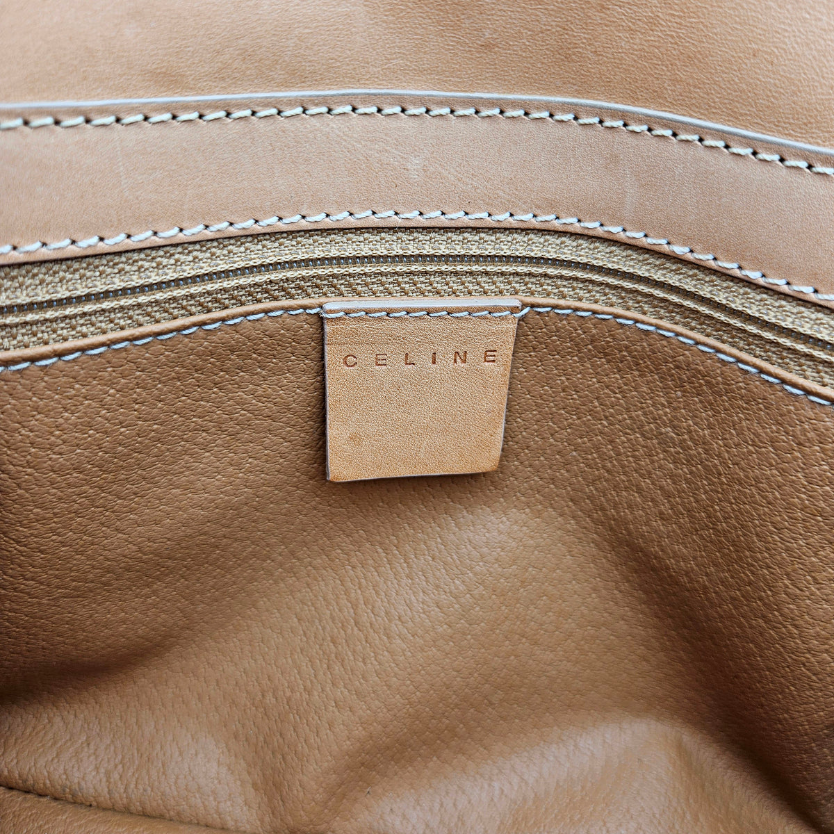 Céline Baguette Vintage Macadam beige