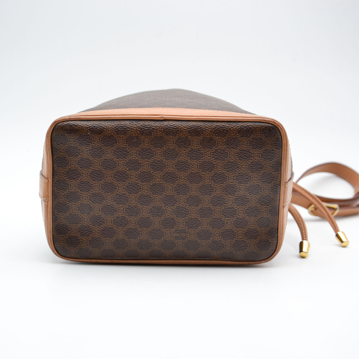 Céline Bucket Toile Macadam Vintage Small