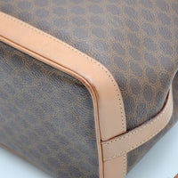 Céline Bucket Toile Macadam Vintage Small