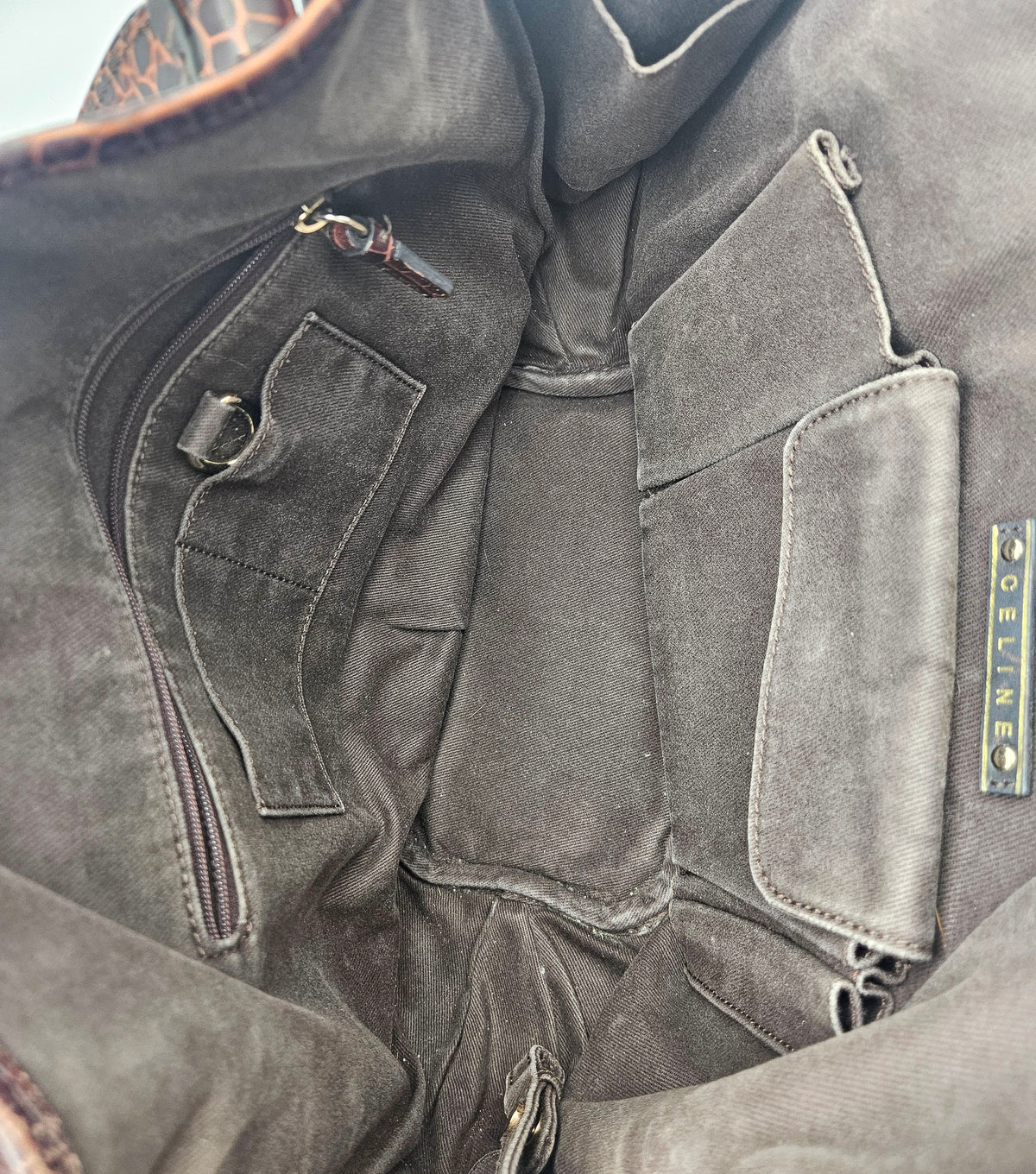 Sac Céline Toile Jacquard Monogramme Triomphe