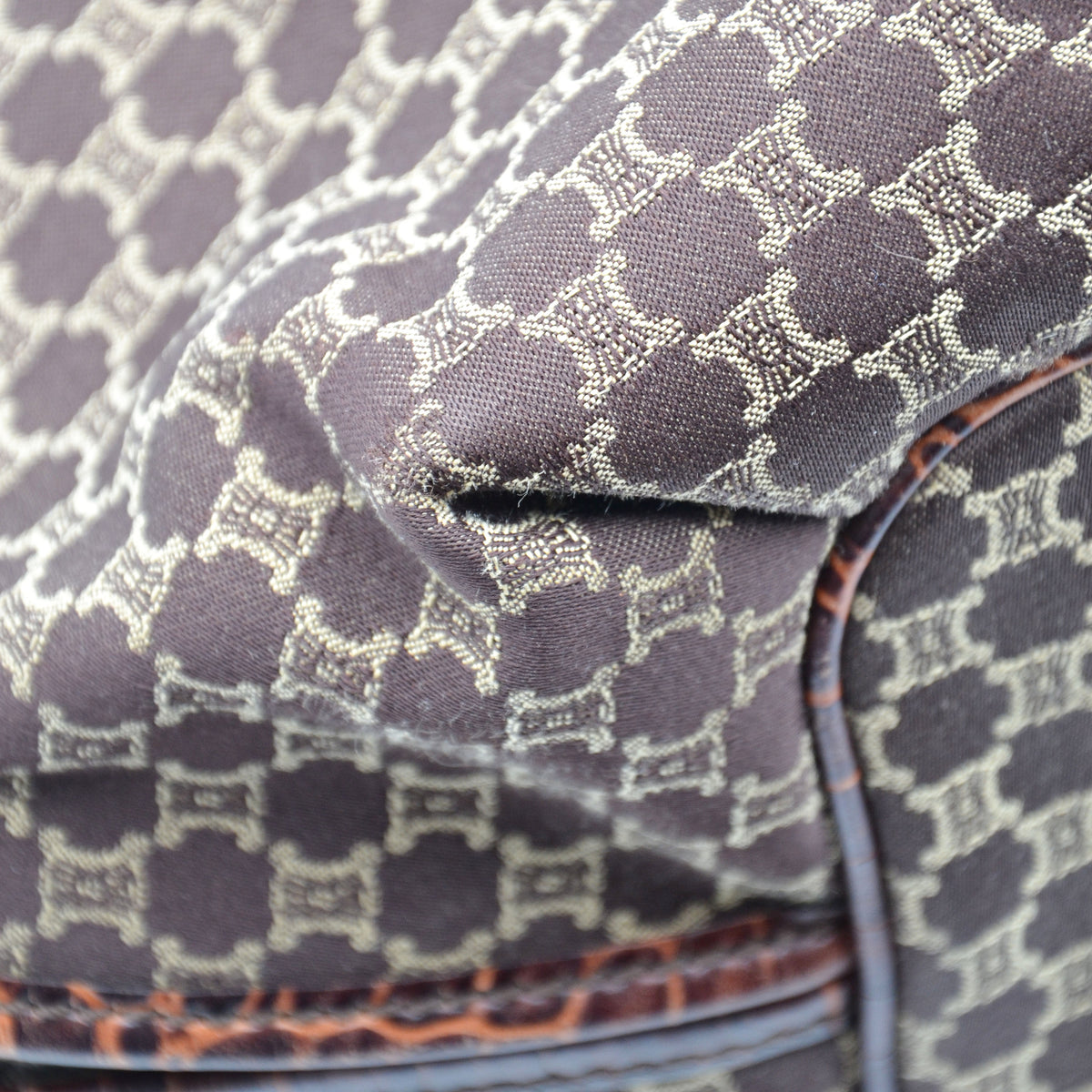 Sac Céline Toile Jacquard Monogramme Triomphe