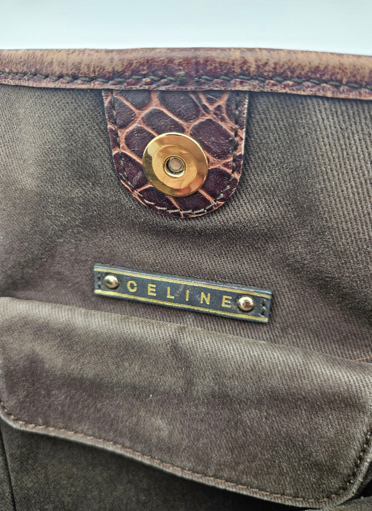 Sac Céline Toile Jacquard Monogramme Triomphe