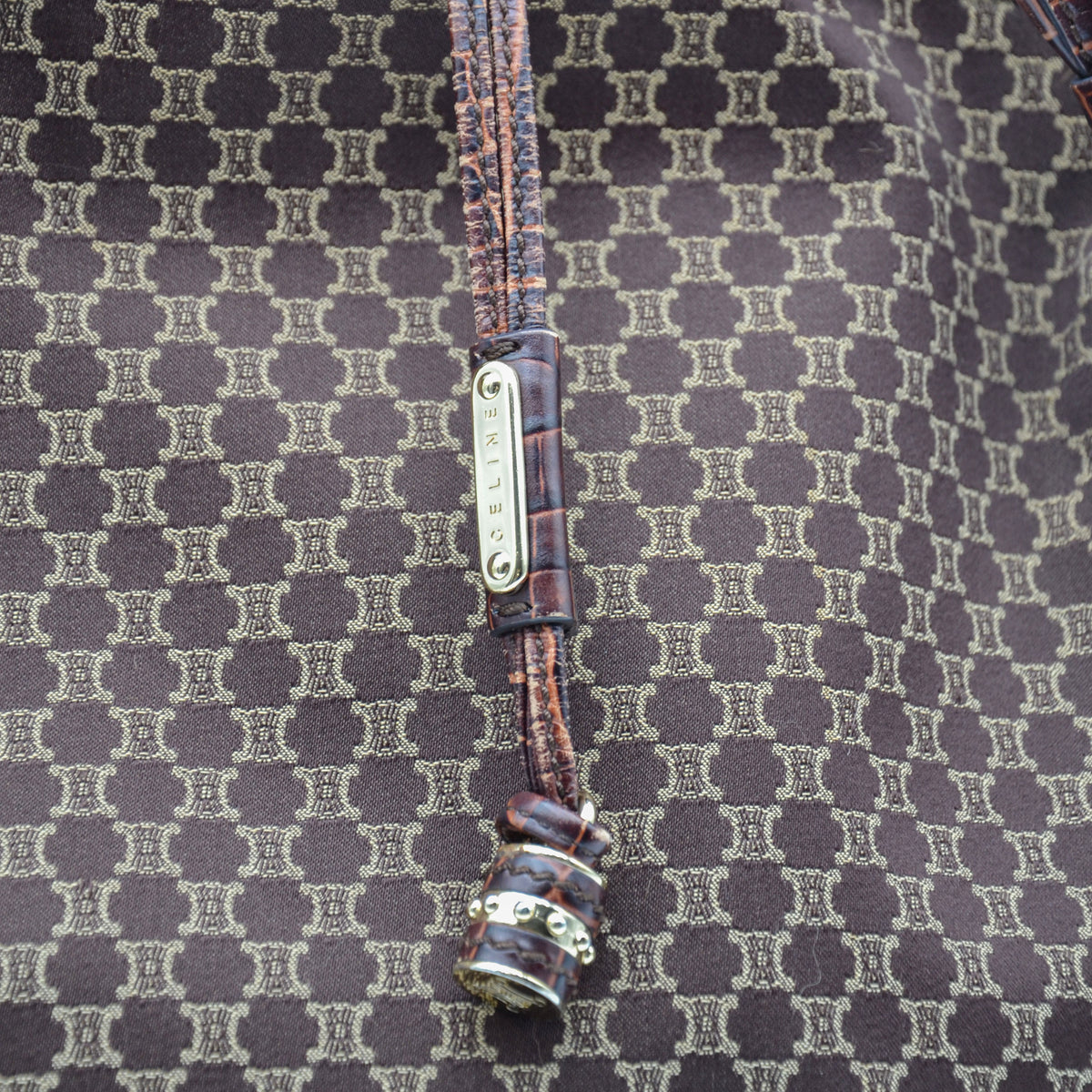 Sac Céline Toile Jacquard Monogramme Triomphe