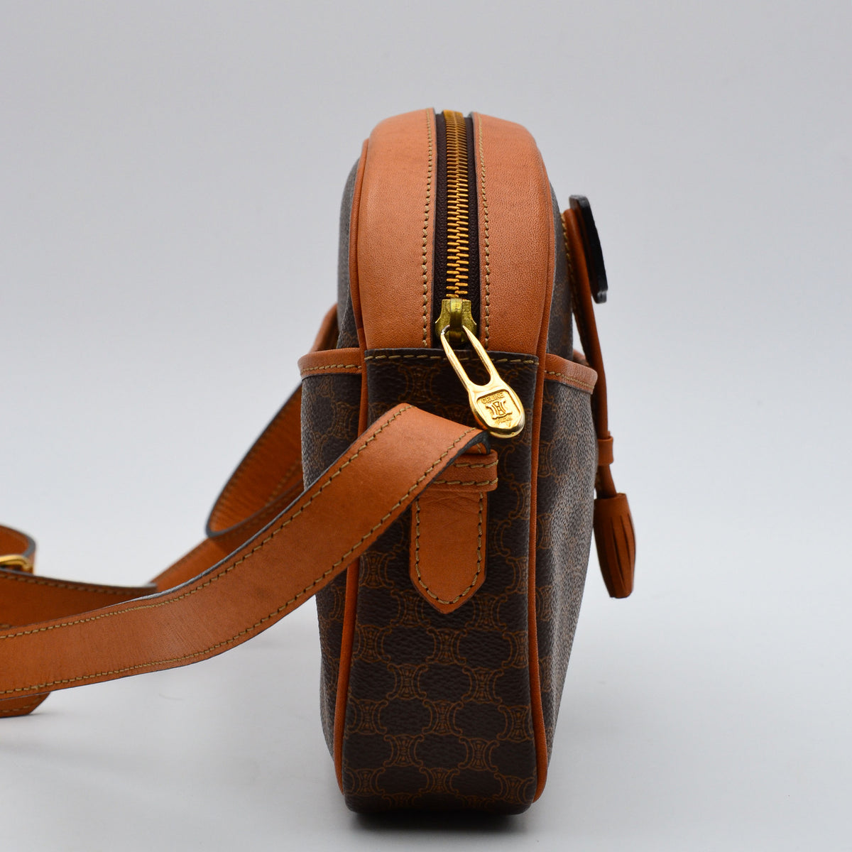 Céline Vintage Crossbody Toile Macadam
