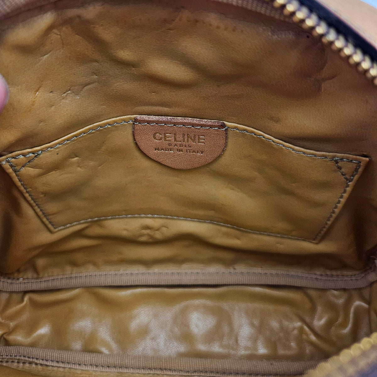 Céline Vintage Crossbody Toile Macadam