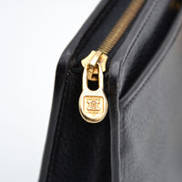 Pochette Céline Cuir Grainé Noir