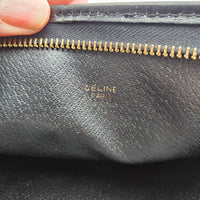 Pochette Céline Cuir Grainé Noir