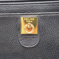 Pochette Céline Cuir Grainé Noir