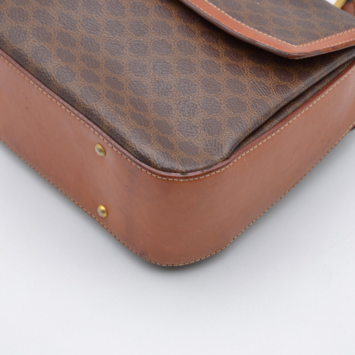 Sac top handle vintage toile Macadam