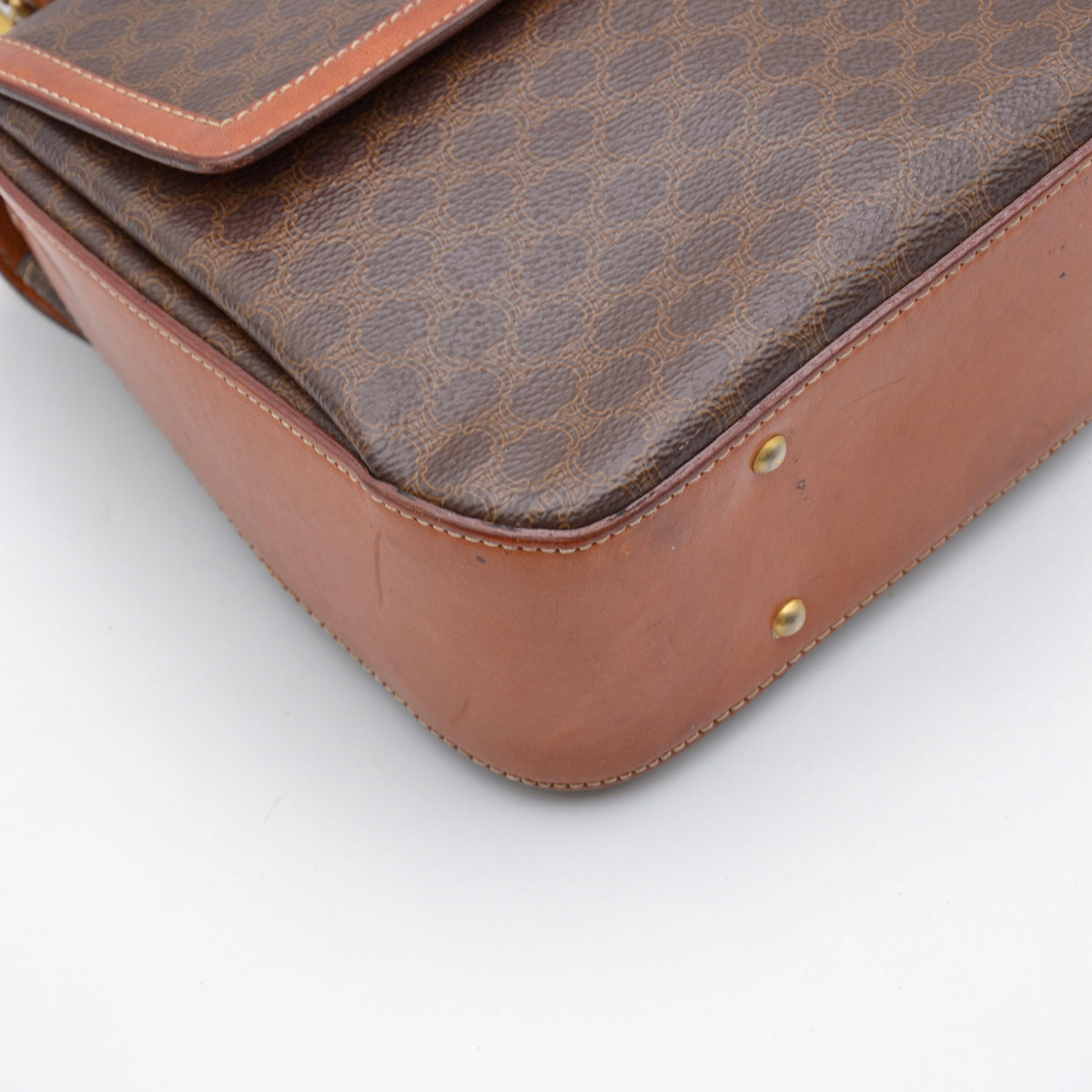 Sac top handle vintage toile Macadam