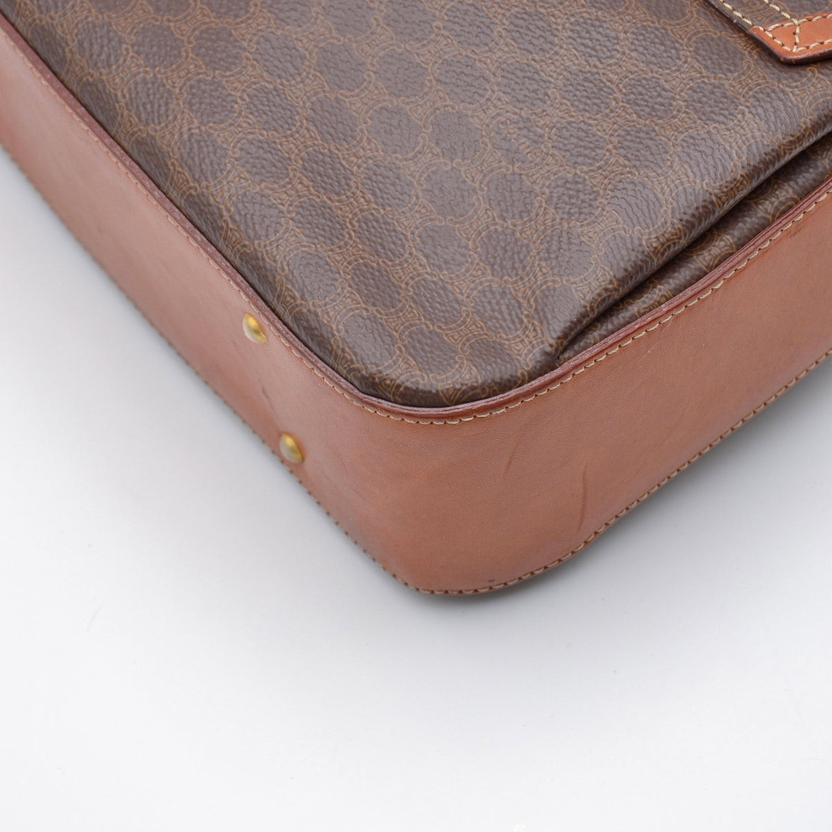 Sac top handle vintage toile Macadam