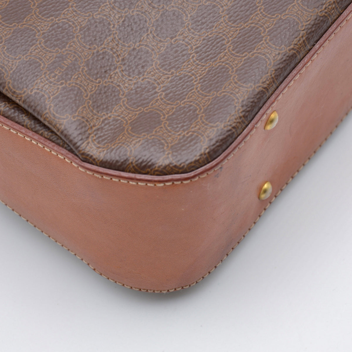 Sac top handle vintage toile Macadam