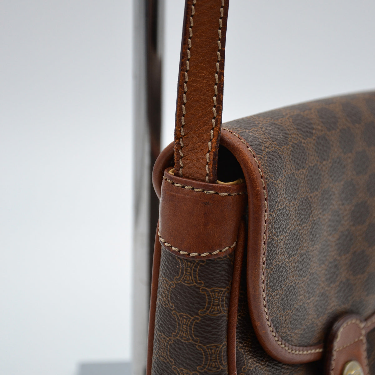 Céline Mini Crossbody Vintage Toile Macadam