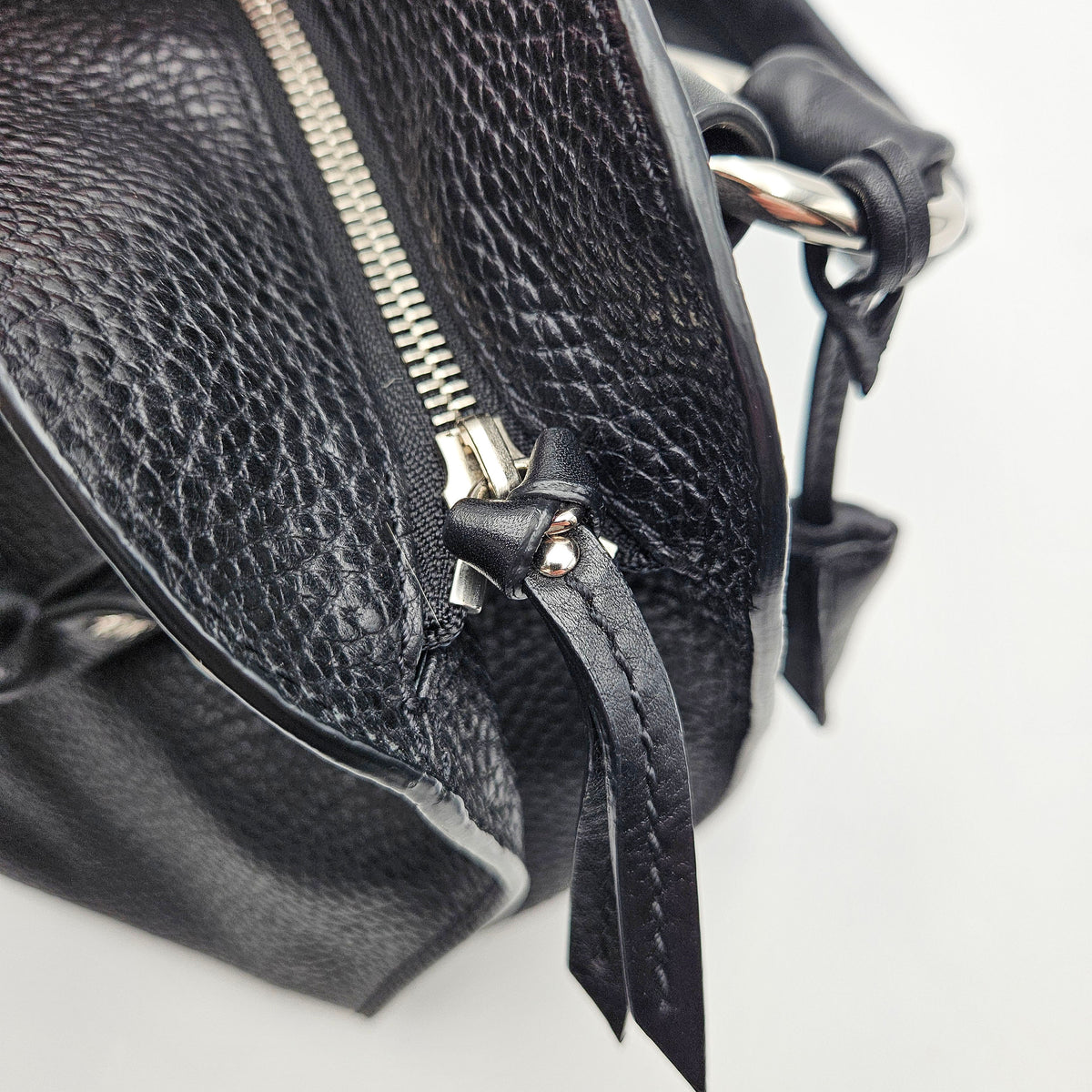 Sac Céline cuir grainé noir