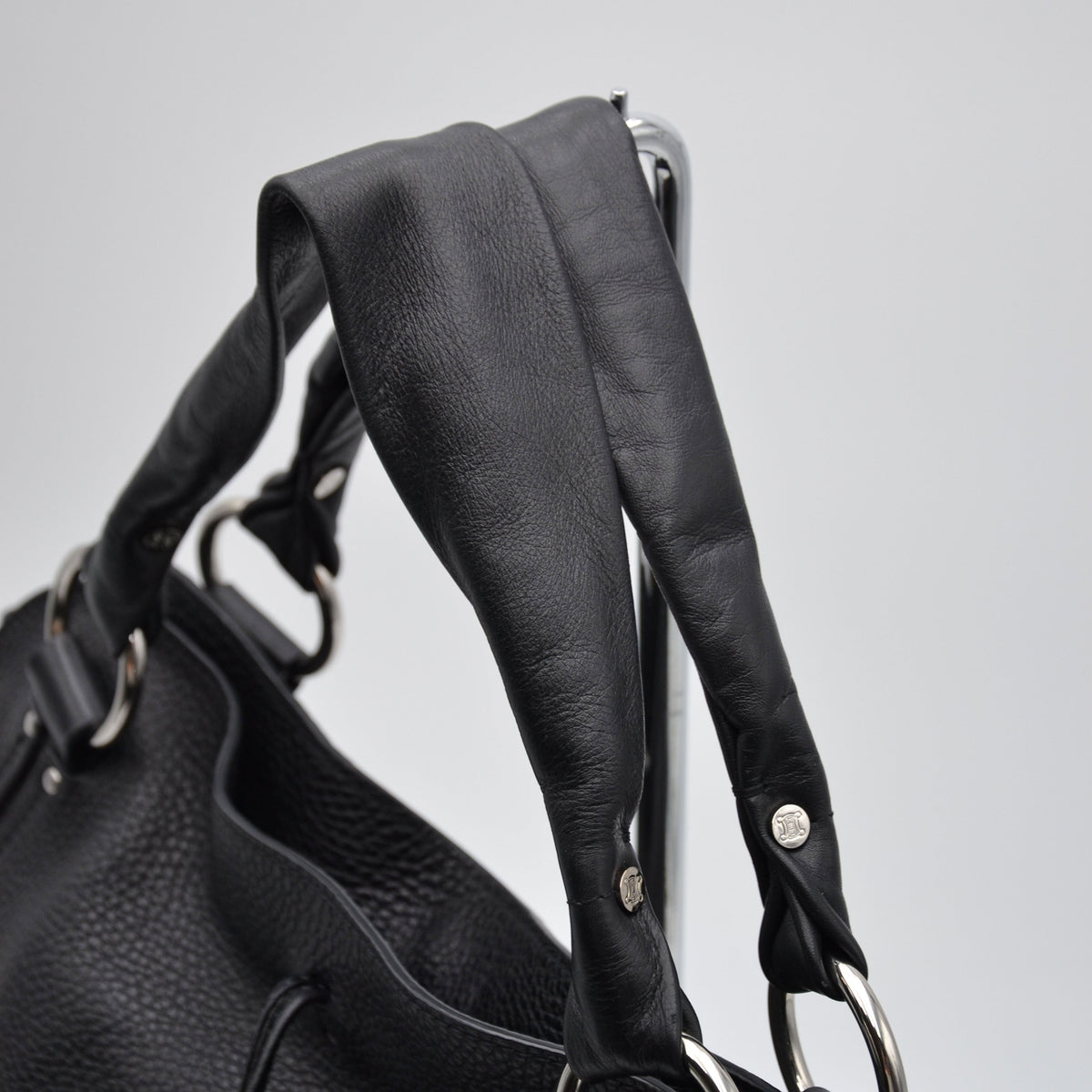 Sac Céline cuir grainé noir