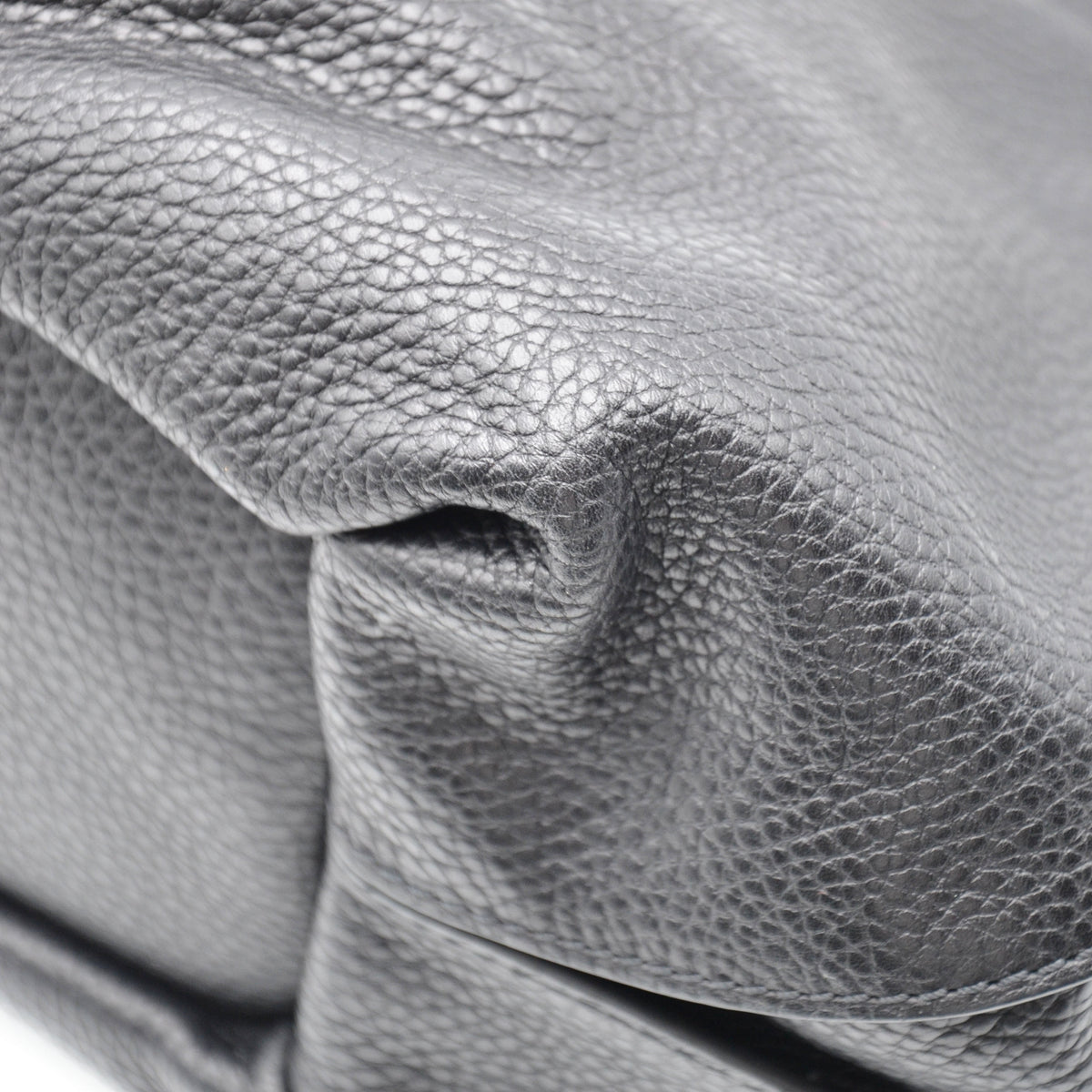 Sac Céline cuir grainé noir