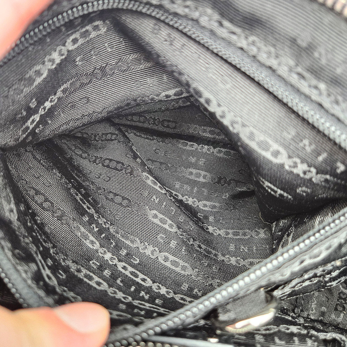 Sac Céline cuir grainé noir