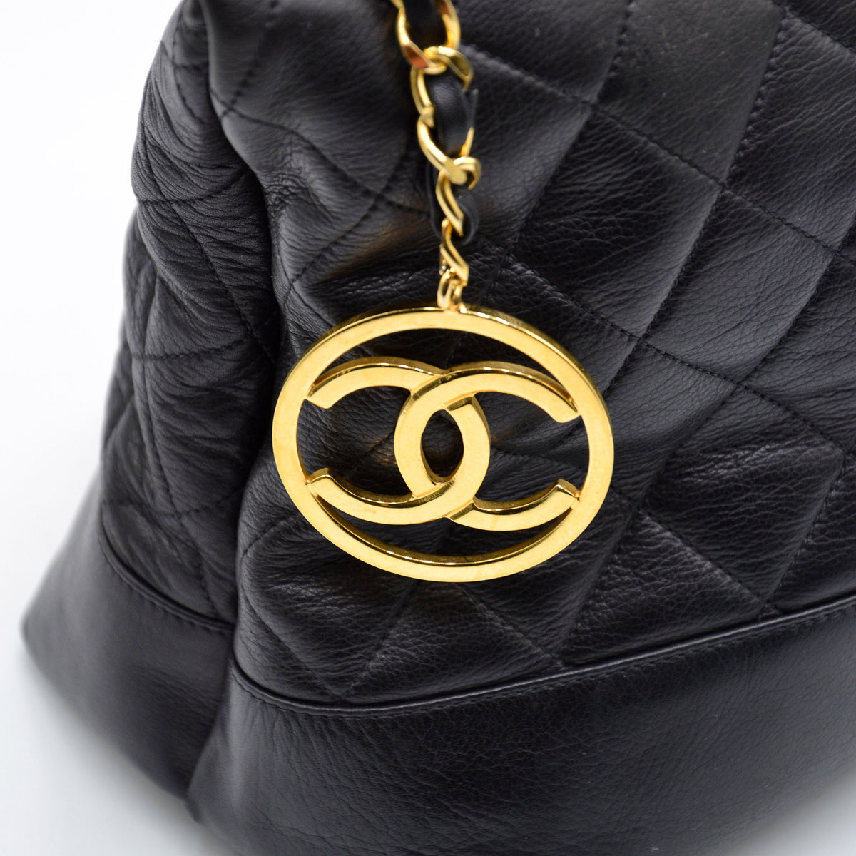 Chanel Tote Vintage Circle Coco Charm