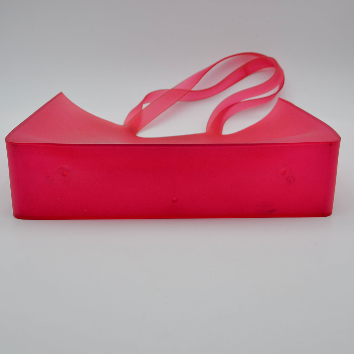 Cabas Chanel Vintage Jelly Rubber Rose
