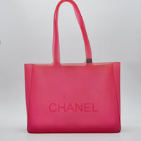 Cabas Chanel Vintage Jelly Rubber Rose