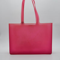 Cabas Chanel Vintage Jelly Rubber Rose