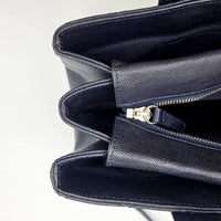 Cabas Chanel CC Caviar Matelassé Bleu Marine