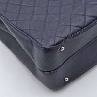 Cabas Chanel CC Caviar Matelassé Bleu Marine