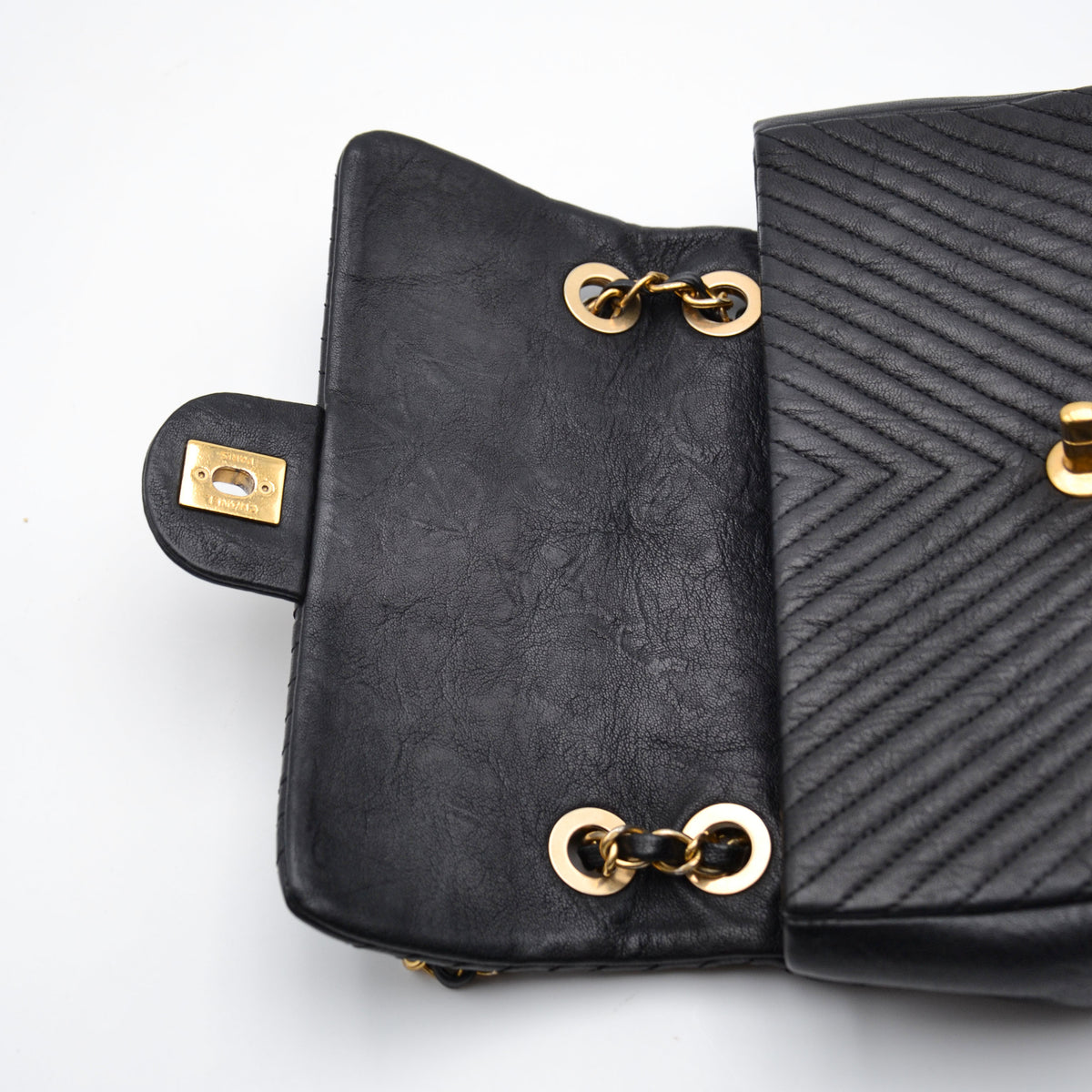 Chanel Timeless Single Flap Chevron