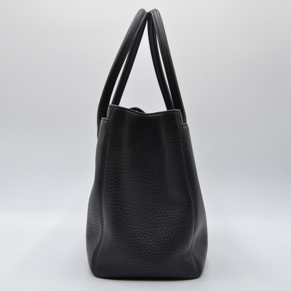 Sac Chanel Cerf Executive Tote Cuir Grainé Noir