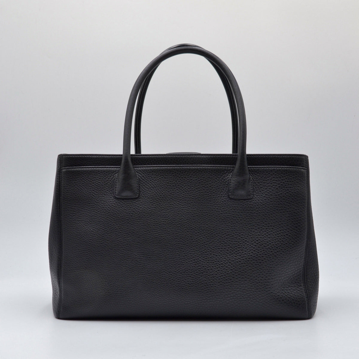 Sac Chanel Cerf Executive Tote Cuir Grainé Noir