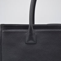 Sac Chanel Cerf Executive Tote Cuir Grainé Noir