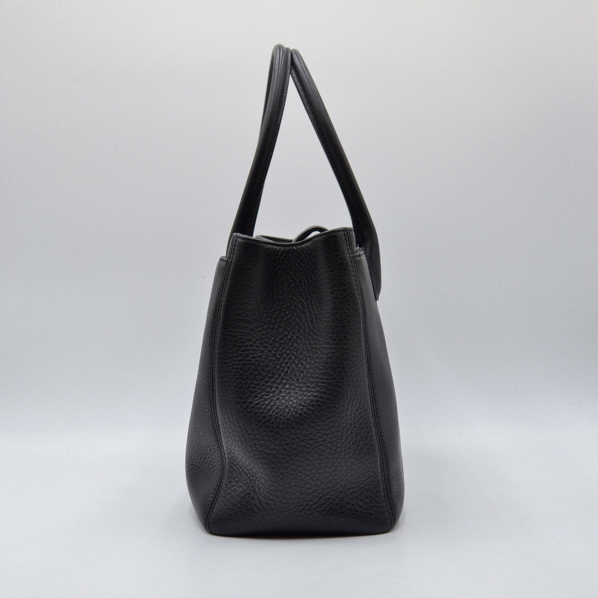 Sac Chanel Cerf Executive Tote Cuir Grainé Noir