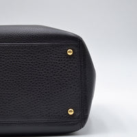Sac Chanel Cerf Executive Tote Cuir Grainé Noir