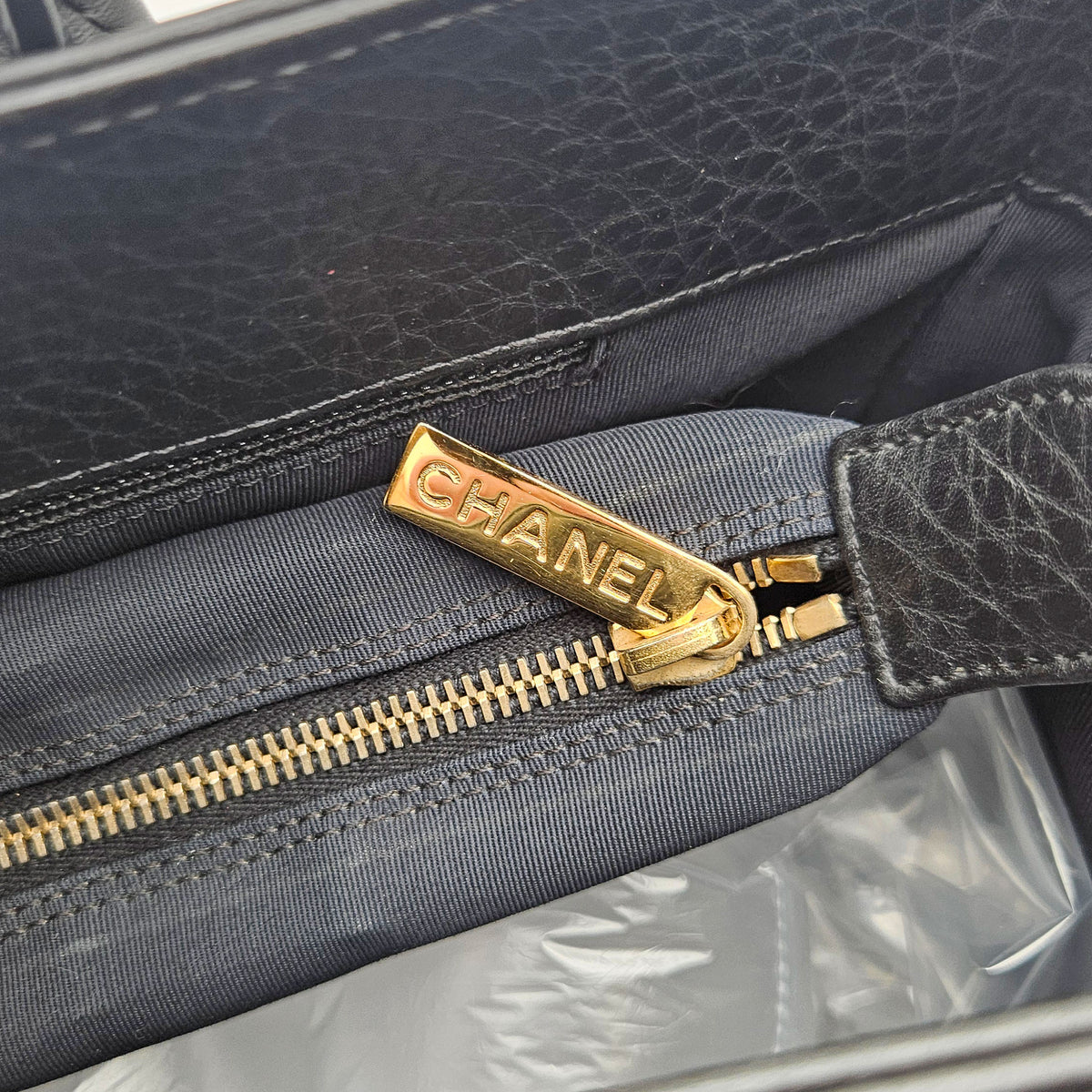 Sac Chanel Cerf Executive Tote Cuir Grainé Noir