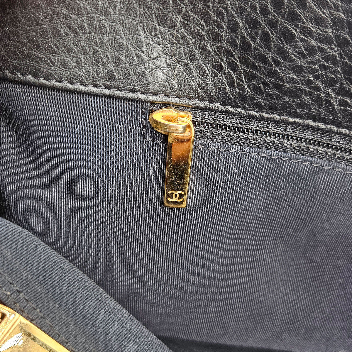 Sac Chanel Cerf Executive Tote Cuir Grainé Noir