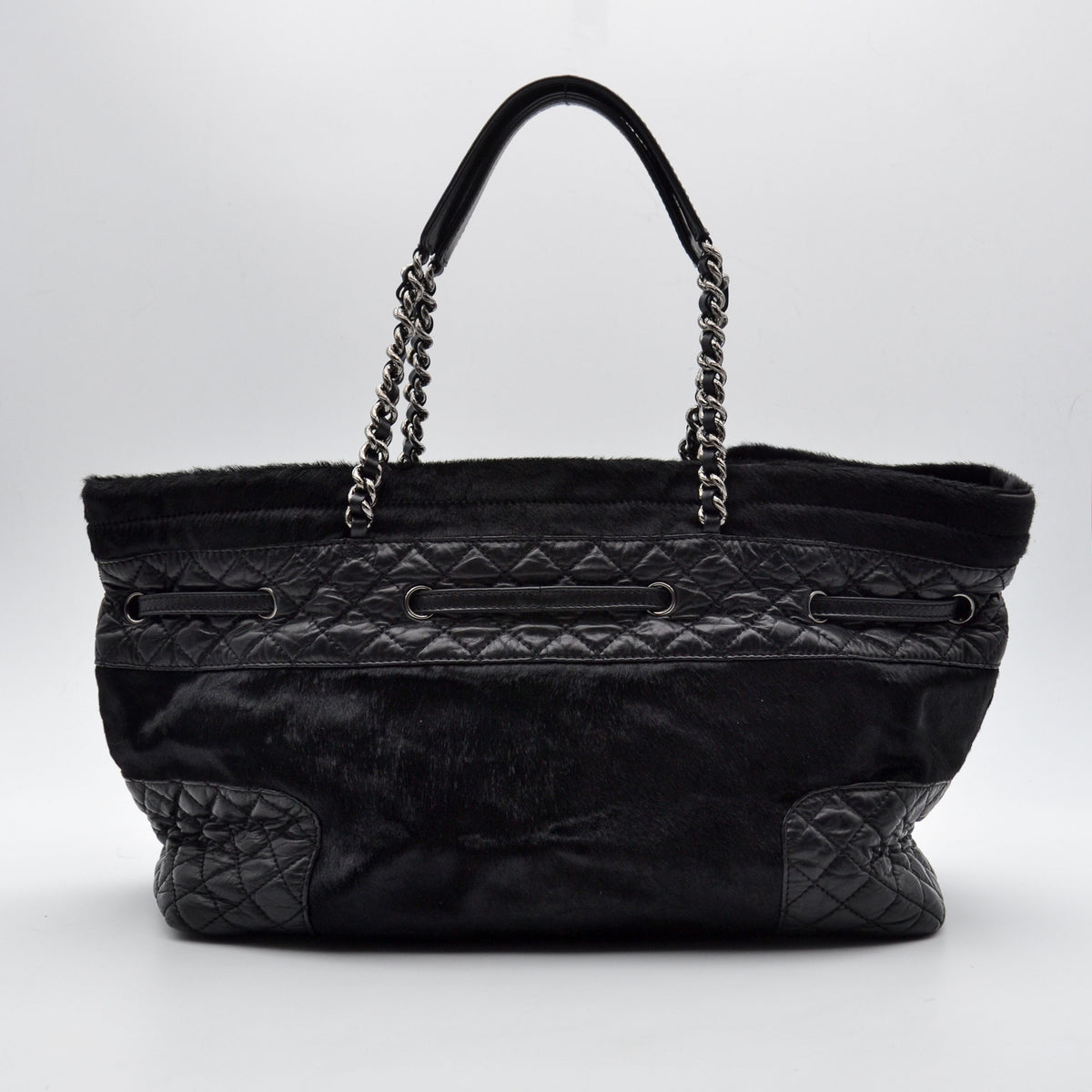 Chanel Tote Vintage Pony Hair Noir