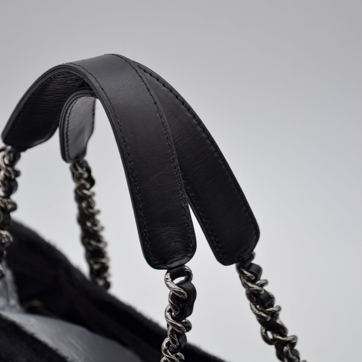 Chanel Tote Vintage Pony Hair Noir