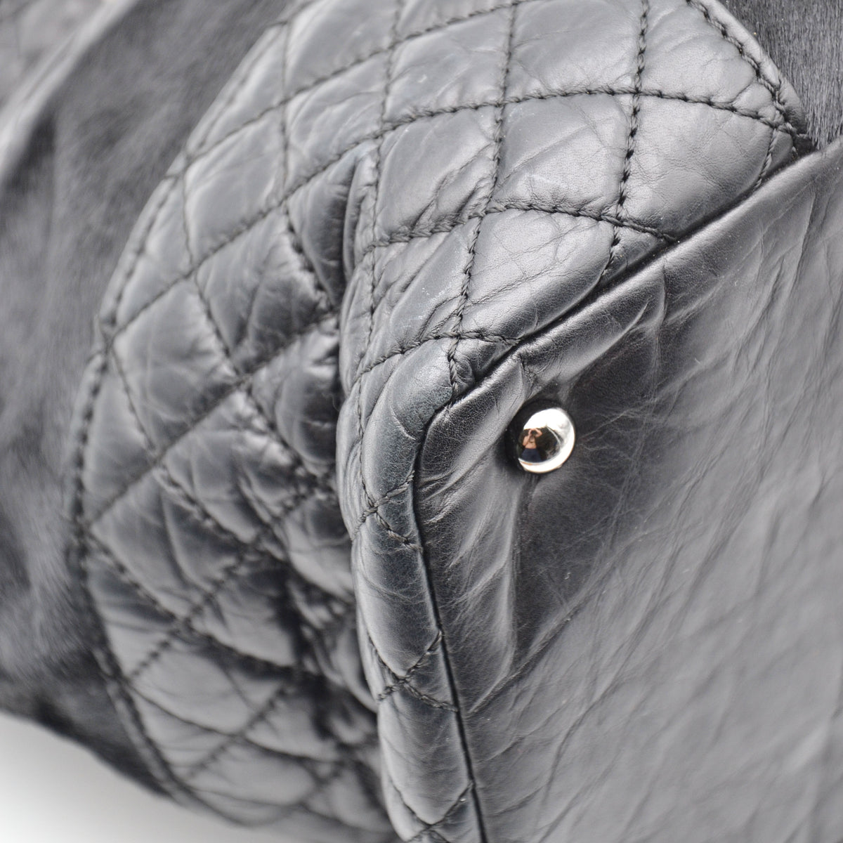 Chanel Tote Vintage Pony Hair Noir