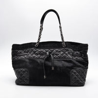 Chanel Tote Vintage Pony Hair Noir