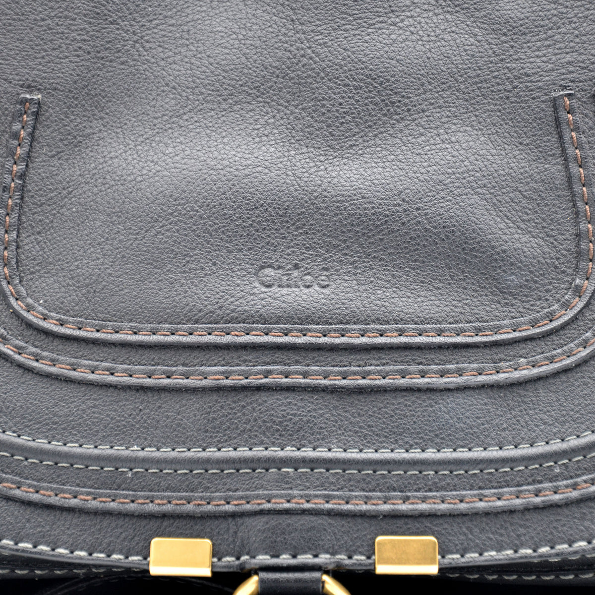 Sac Marcie Chloé Vintage Cuir Noir