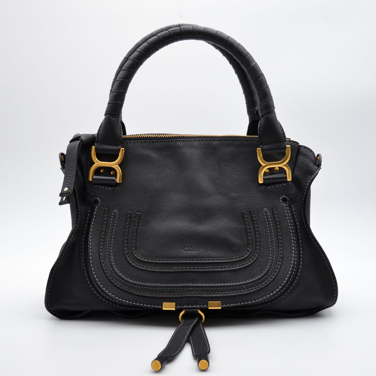 Sac Marcie Chloé Vintage Cuir Noir