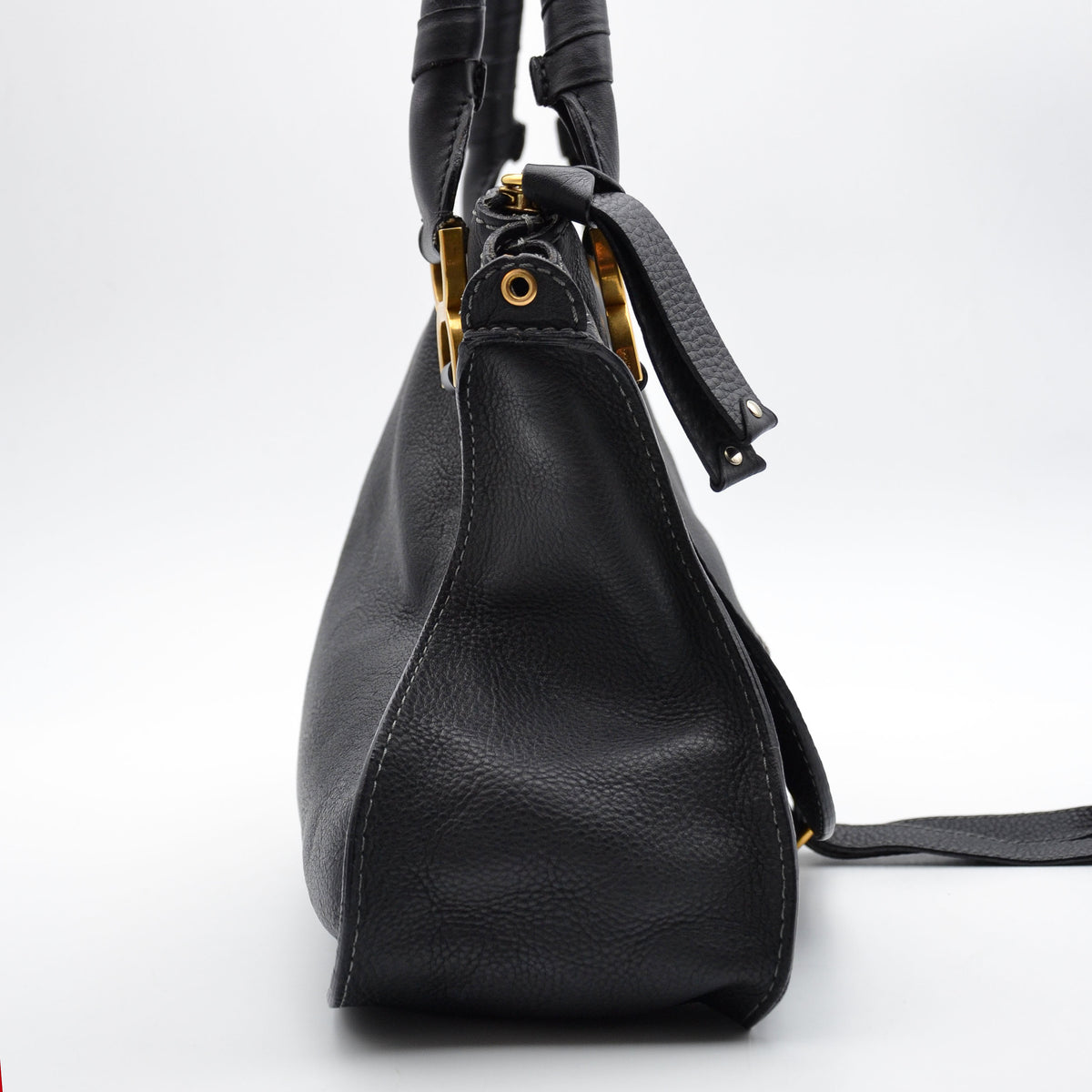 Sac Marcie Chloé Vintage Cuir Noir